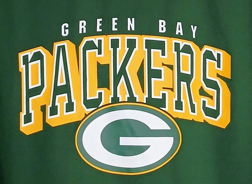 NFL Team Apparel Green Bay Packers Shirt Youth XL 18 20 Green Gold Tee